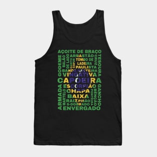 Guide to Capoeira Flag of Brazil Tank Top